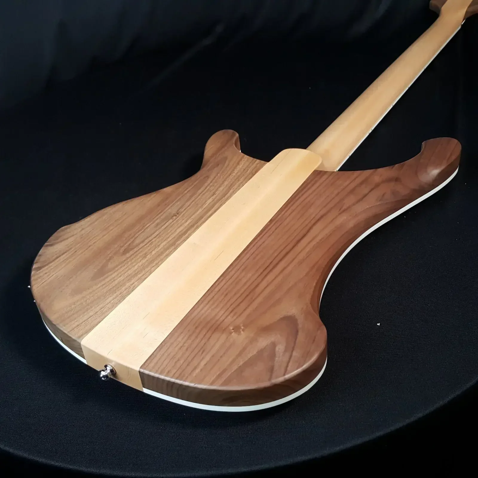 4001 4000 4003 4 струны прозрачная грецкая электрическая бас-гитара гриф с кленовым