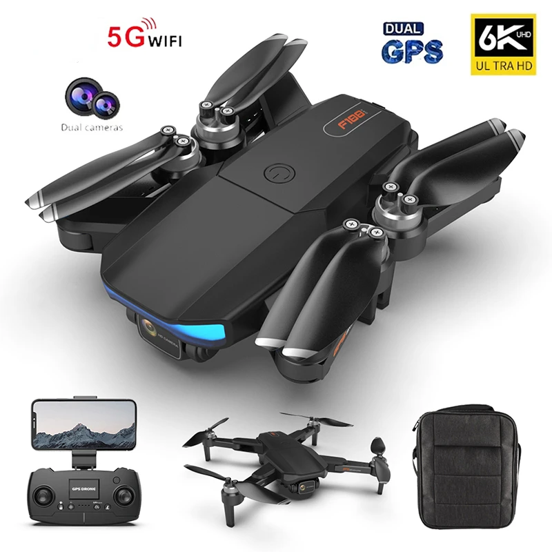 

New RC GPS Drone 6K HD Camera Professional 5G WIFI Brushless Motor Foldable Quadcopter Aerial Photography FPV Toys For Boys