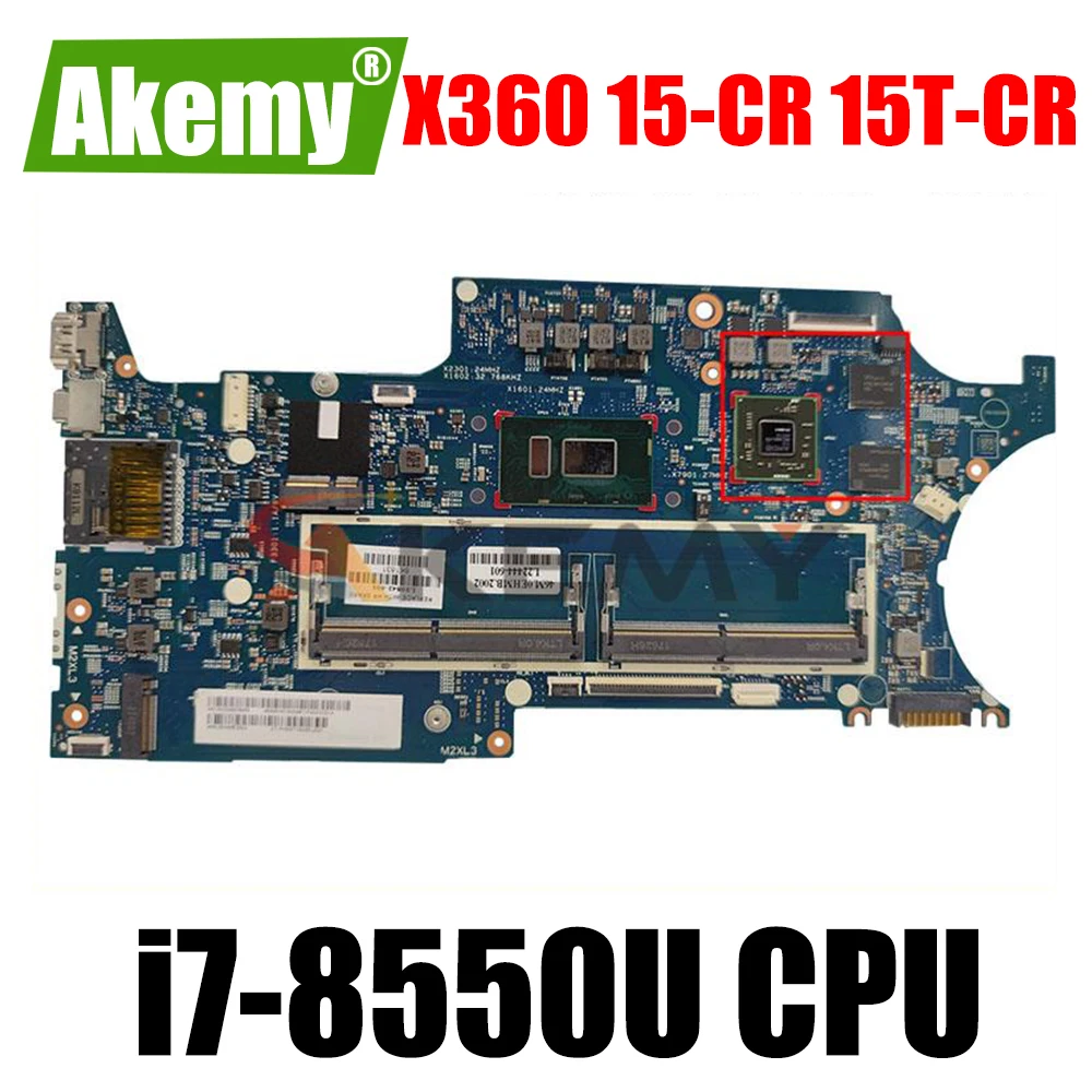 

100% новая материнская плата для ноутбука HP pavilion X360 15-CR 15T-CR i7-8550U 17895-1 448.0EH09.0011
