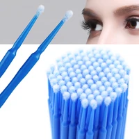 moogoldee disposable microbrush eyelashes extension individual lash removing swab micro brush for eyelash extension tools