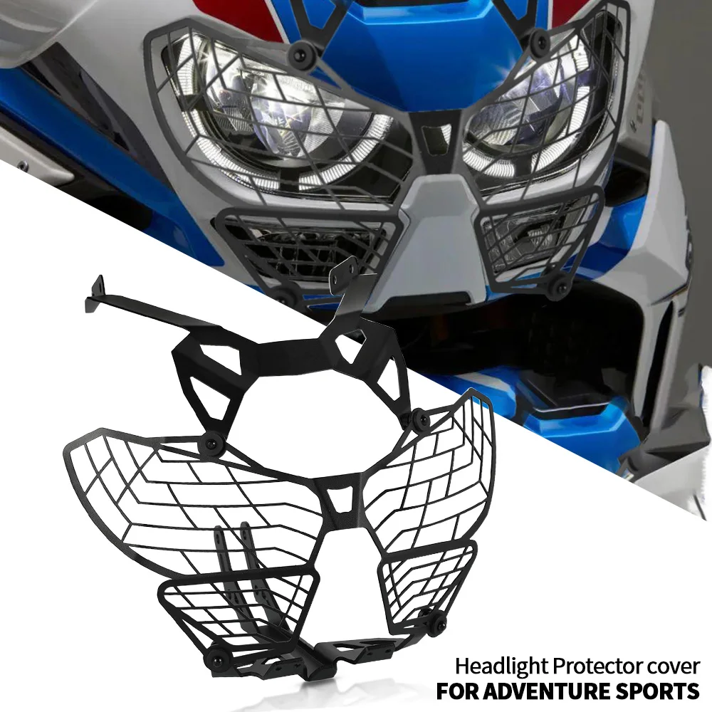 FOR HONDA CRF1100L AFRICA TWIN ADVENTURE SPORTS 2020 2021 Motorcycle Headlight Head Light Guard Protector Cover Protection Grill
