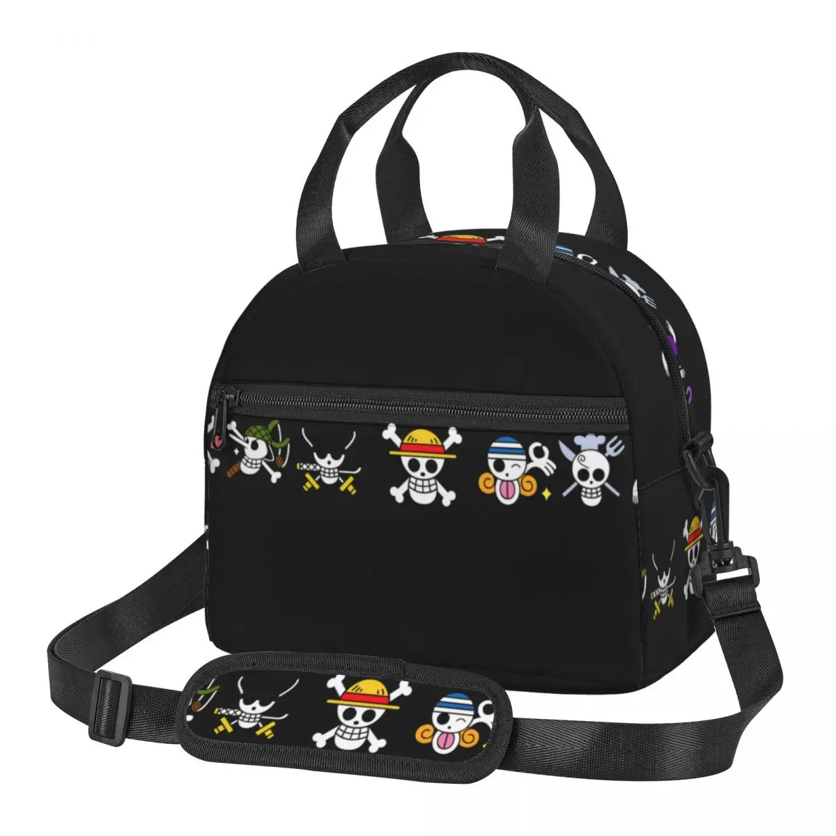 

Insulated lunch bag For Kids Anime One Piece Cooler Bag Thermal bag Portable Lunch Box Ice Pack