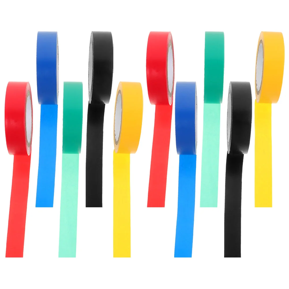 10-рулонная изоляционная лента цветные клейкие ленты с автоматической изоляцией