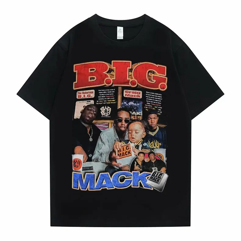 The Notorious Big Hip Hop Oversized T Shirt Biggie Smalls Clothes Men Women Hipster Brand Tshirt Fashion O Collar T-shirt Tops