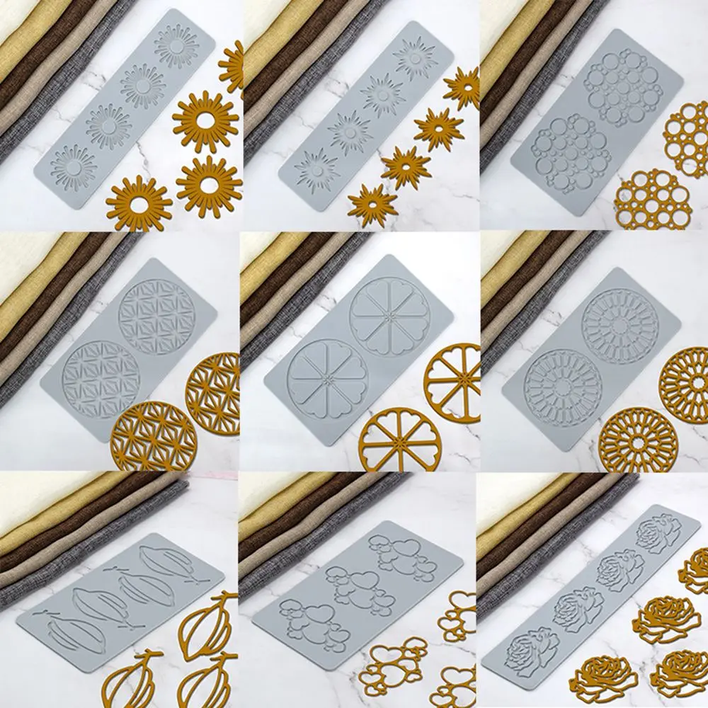 

Leaf Dessert Bakeware Sugar Cake Decorating Tools Silicone Mould Fondant Mat Cake Lace Mold