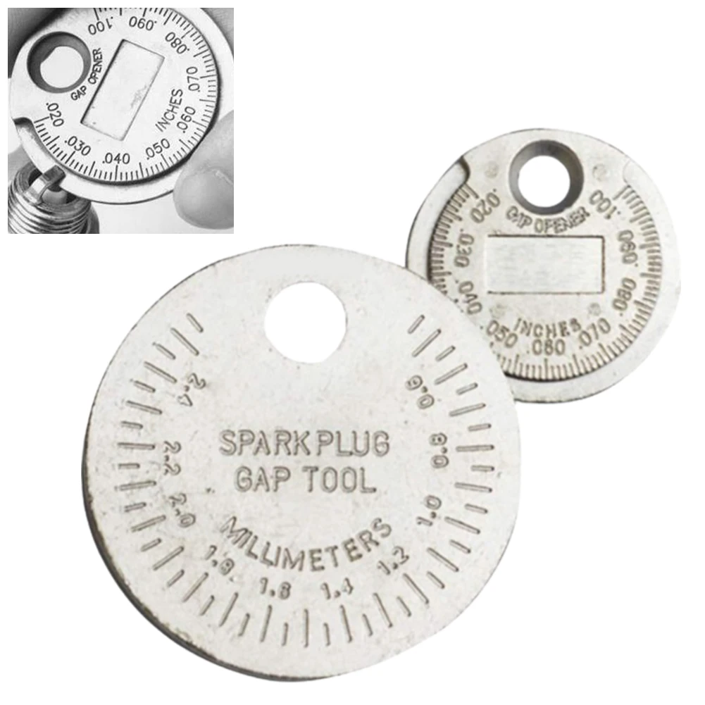 Durable Spark Plug Gap Tool 0.02 To 0.1 Inches 0.60 - 2.4 Mm Clearance Tool