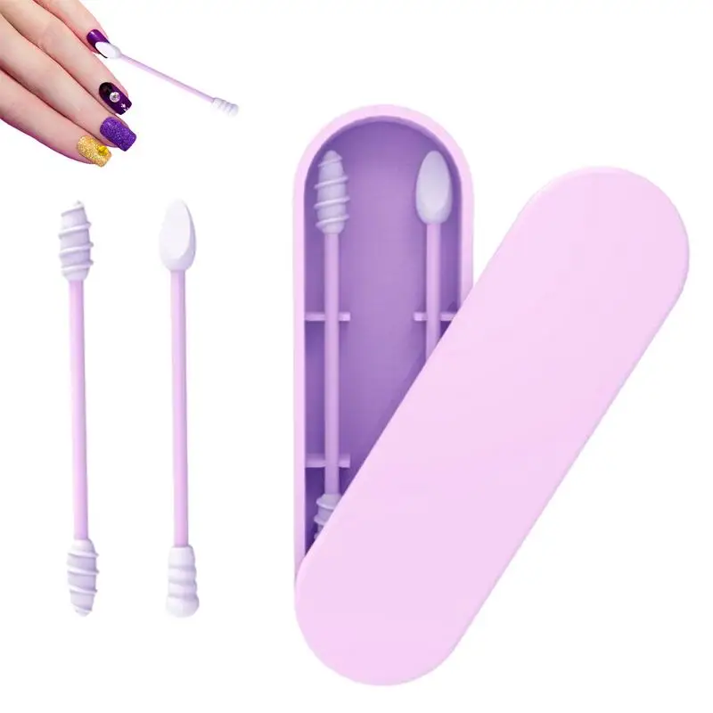 

Ear Cleaner Stick Mini Cotton Swabs Reusable Q-tips For Ears Extra Soft BPA Safe Thin Cotton Swabs Kids Safety Swabs Silicone