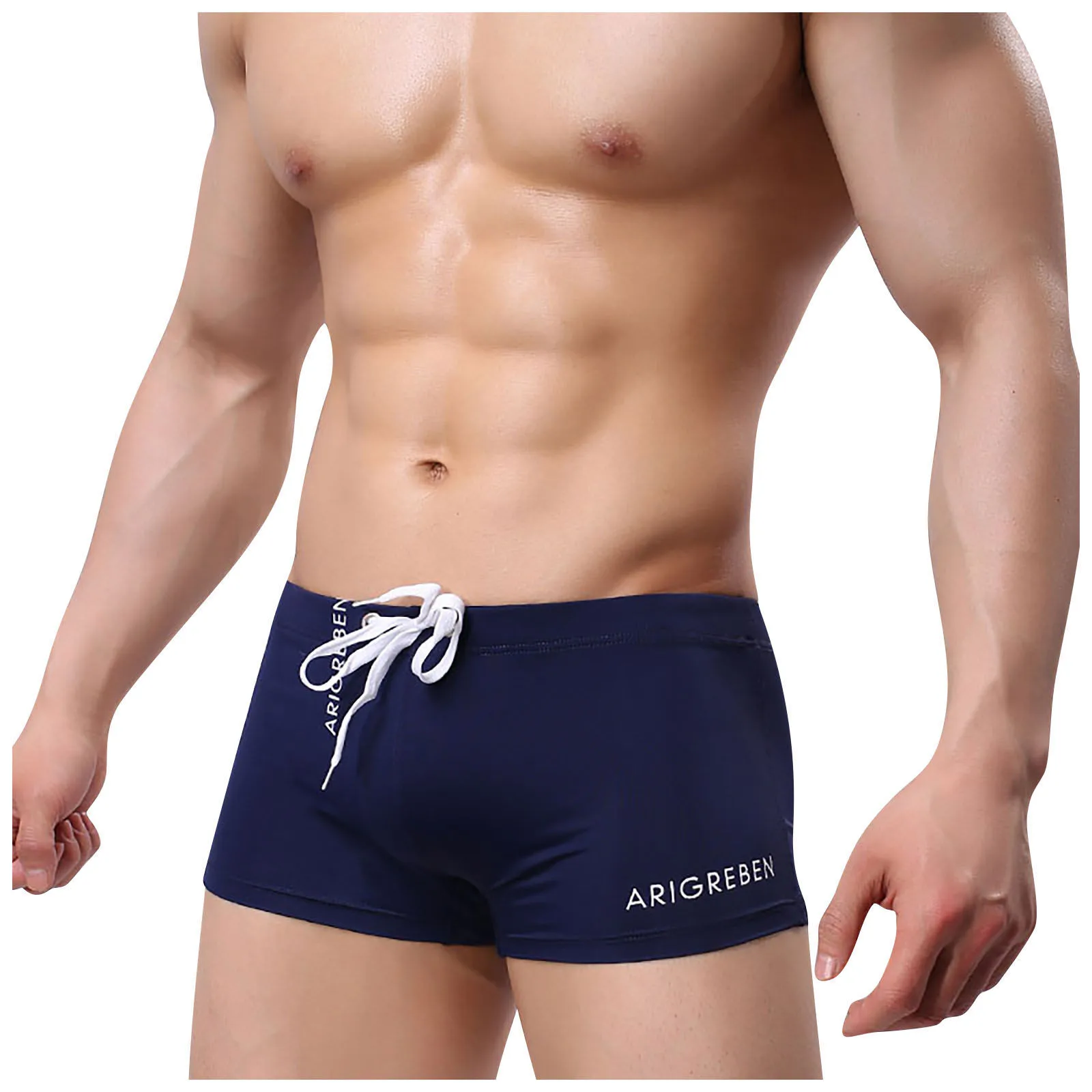 Шорты Мужские приталенные модные пикантные боксеры для фитнеса и бодибилдинга