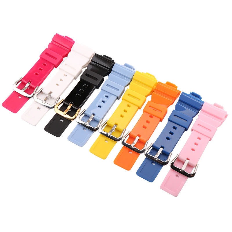 Bright-face strap case Suitable for Casio BABY-G-BA-110 BE /RG/GA/SC/TM 112 120 130 Women's strap watch accessories