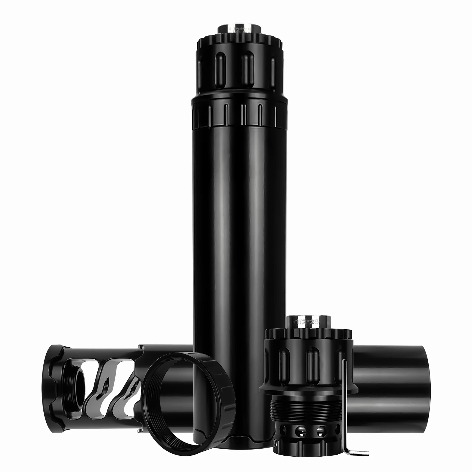 

1.5''x6.5''L Single Core Monocore Solvent Trap Fuel Filter 1-3/16x24 + 1/2x28 Stainless Steel Booster Nielsen Assembly napa 4003