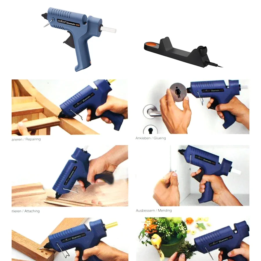 STEINEL 5 шт. регенеративный беспроводной пистолет для термоплавкого клея 220-240 В с 11
