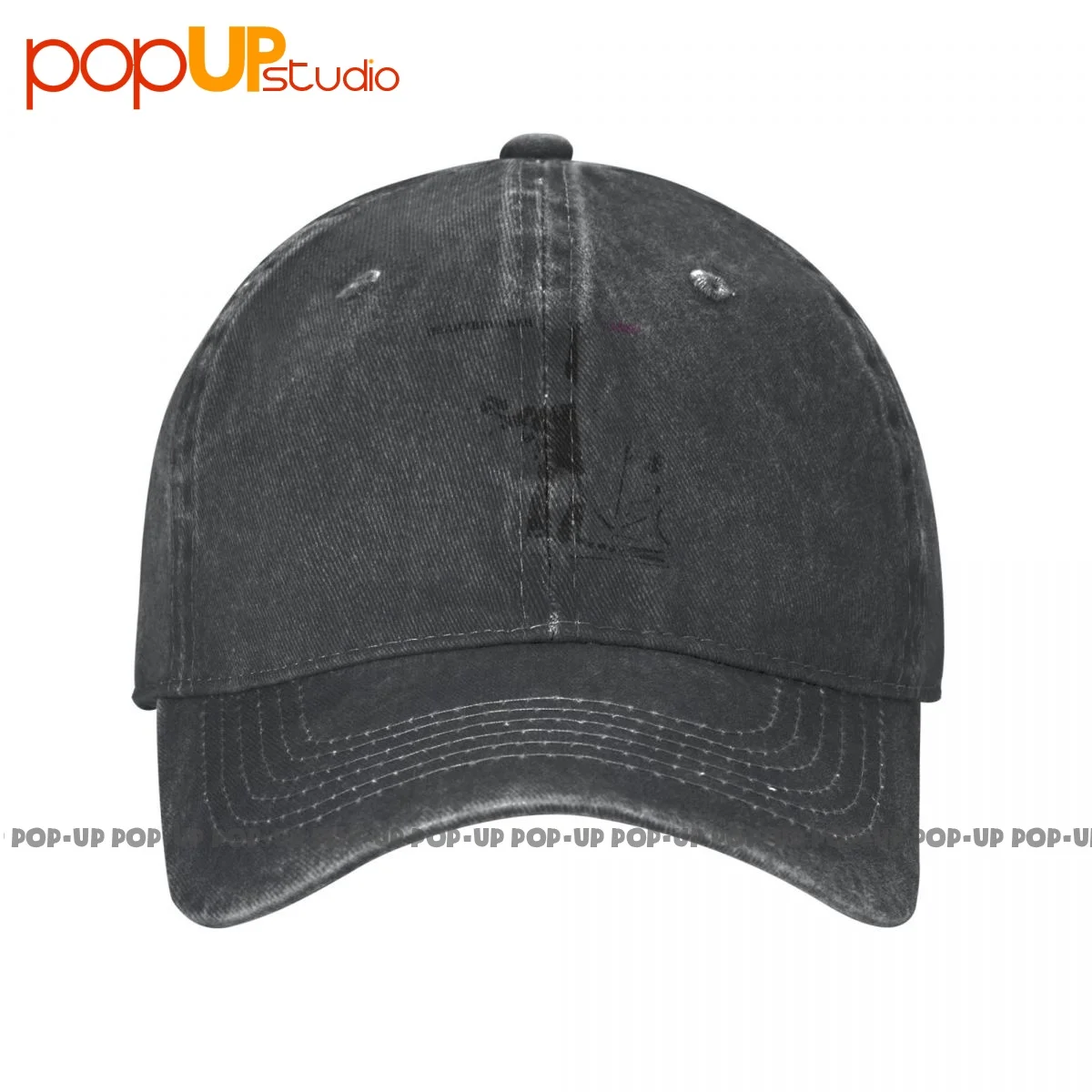 Бейсболка из денима с эффектом потертости, в стиле ретро