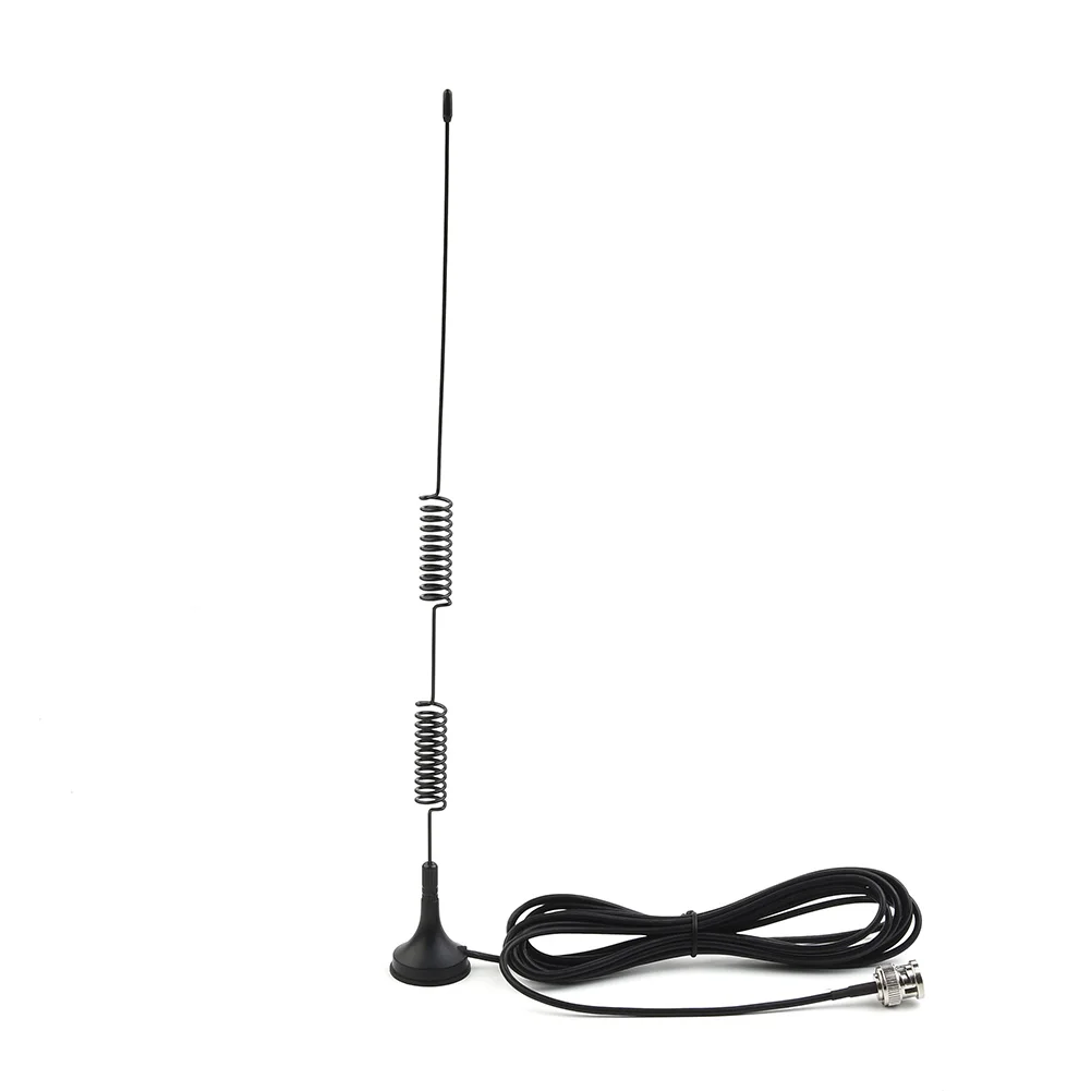 1pc Antenna Amateur Radio Mobile Radio Scanner Antenna VHF UHF Ham Magnetic Base Mounting BNC CB Radio Two Way Radio