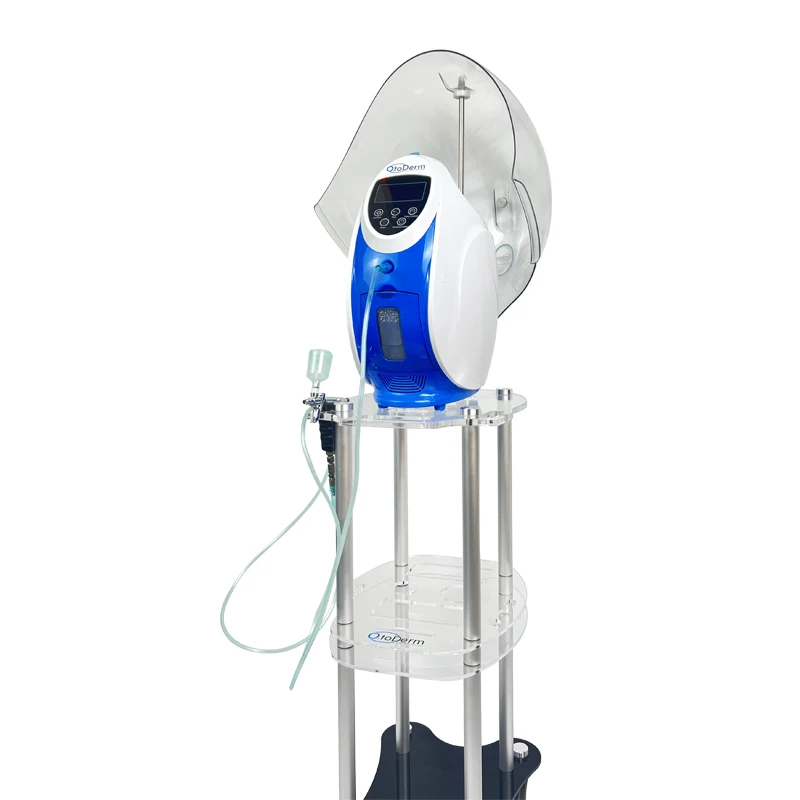 Hottest O2toderm Big Dome Water Facial Therapy Beauty Machine With Oxygen Spray Gun And Trolley enlarge