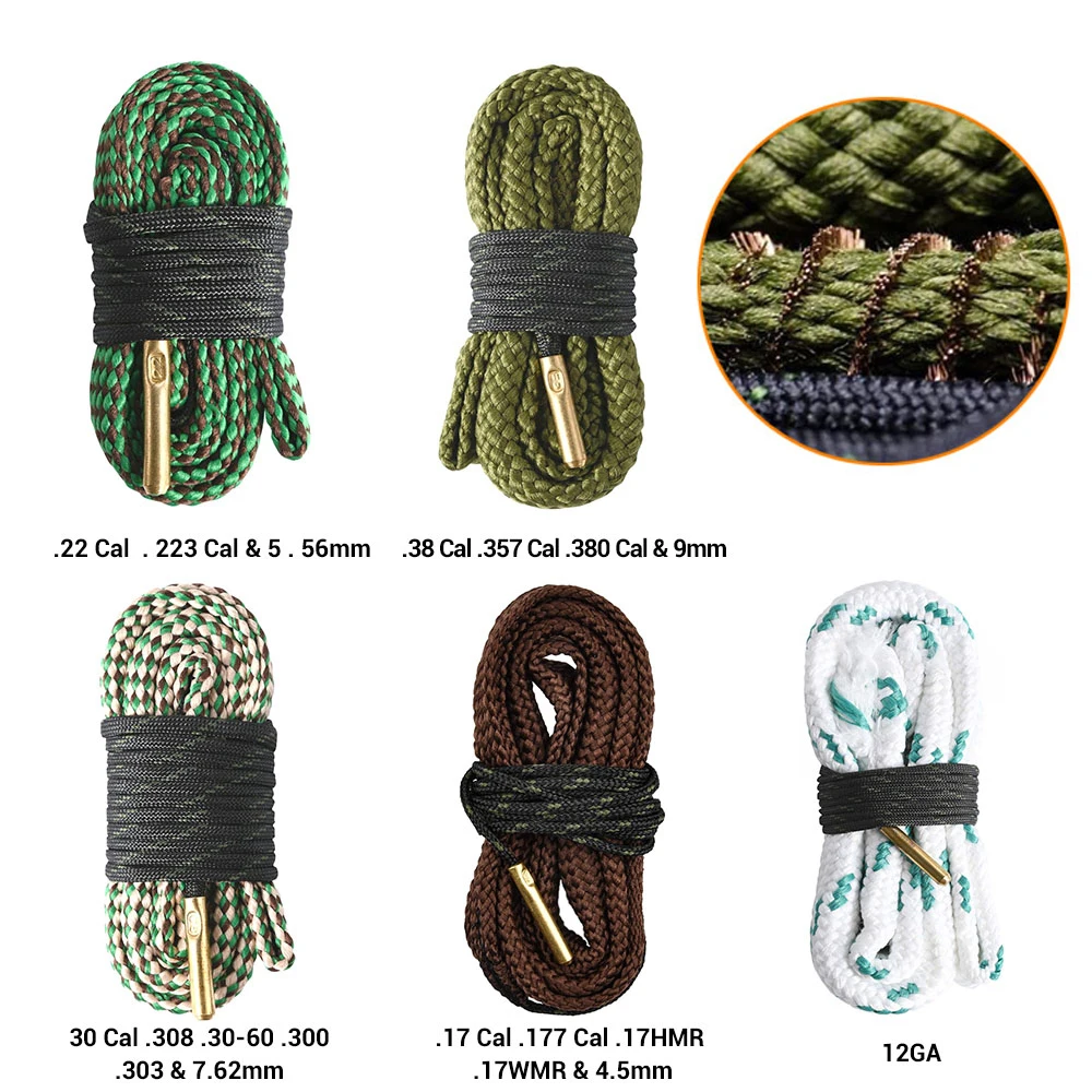Набор для чистки пистолета инструмент винтовка калибр веревка 22 кал.223 Cal.38 Cal и 5 56