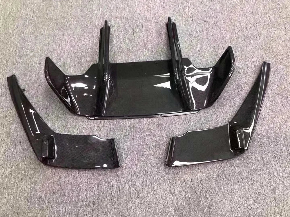 Задний диффузор из углеродного волокна фартуки разветвители спойлер для BMW 6