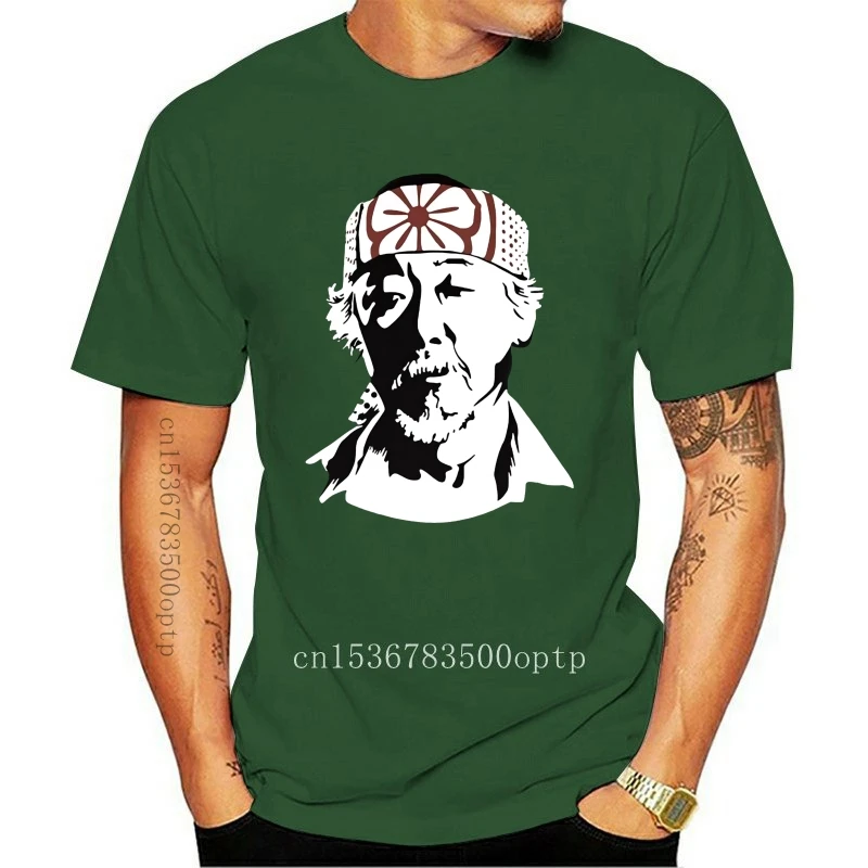 Футболка с надписью Mr Miyagi 100% хлопок Мужская футболка The Karate Tribute Pat Morita боевые