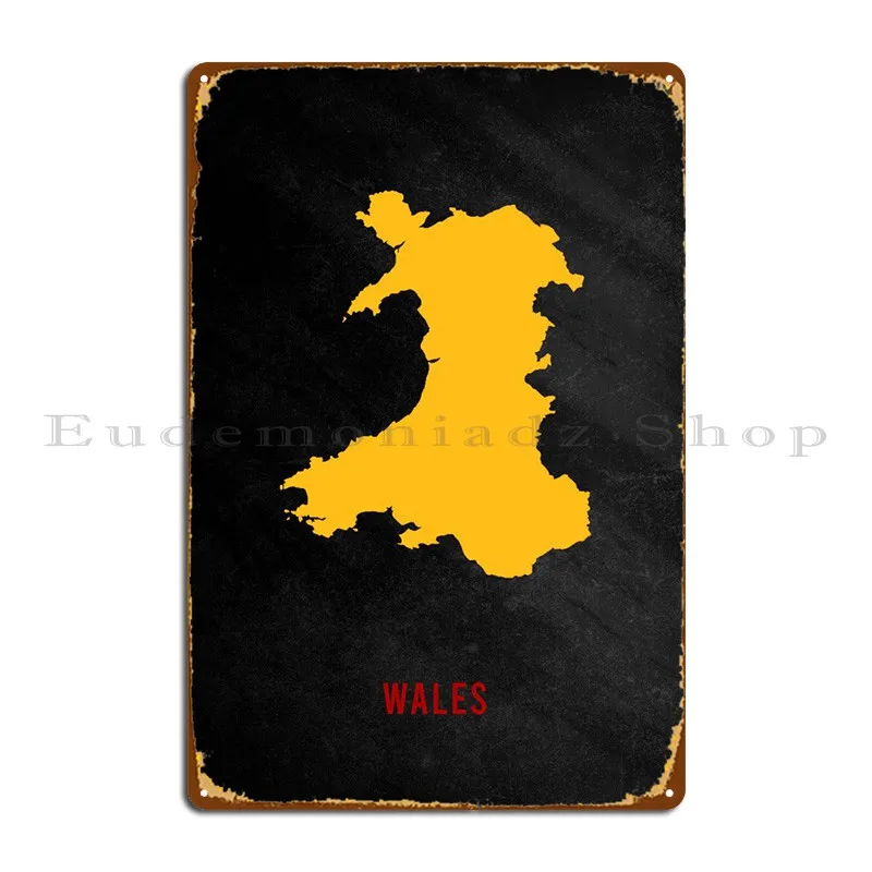 

Карта Уэльса, металлические знаки, Настенный декор, гаражные таблички, настенная табличка, печатная Настенная роспись, оловянный знак, плакат