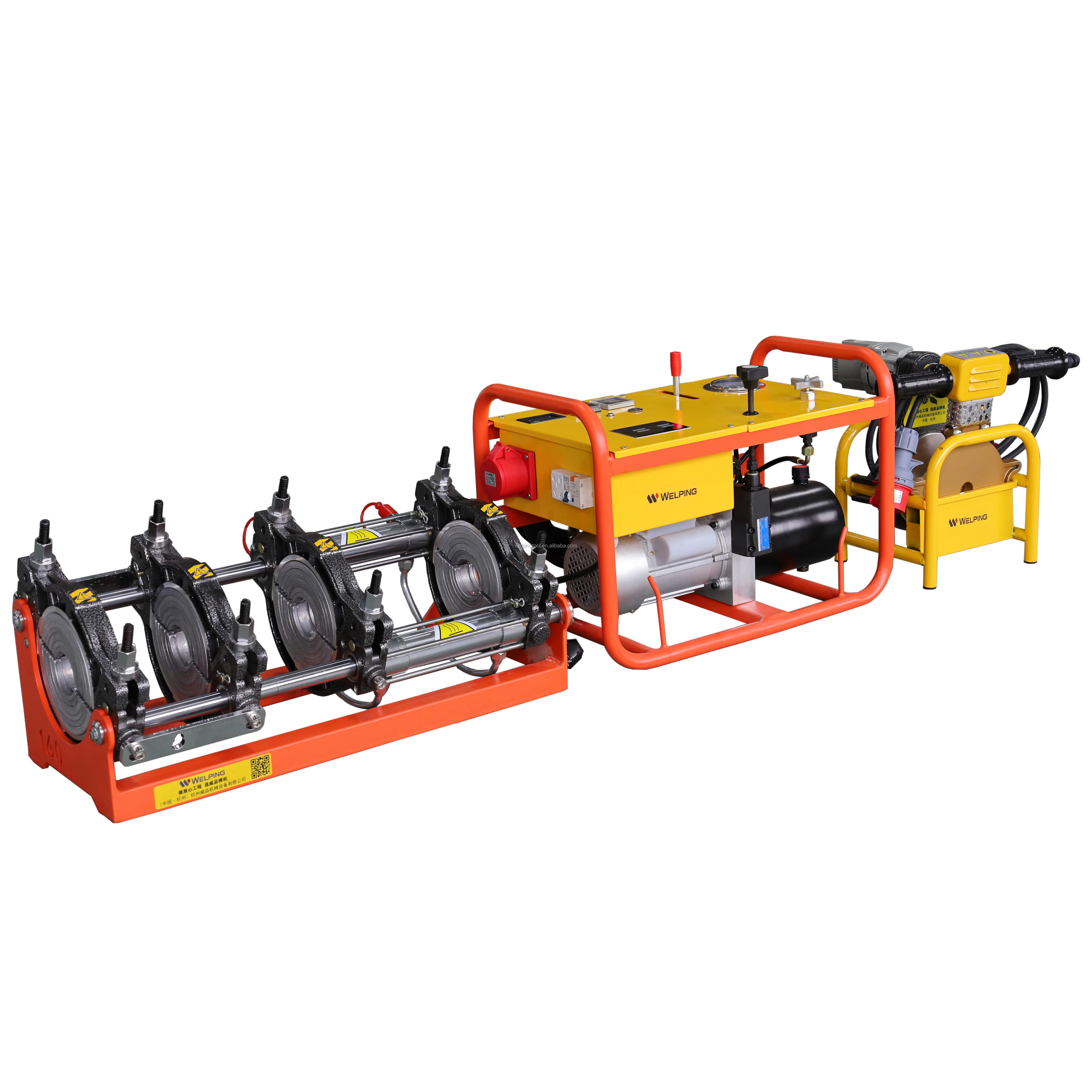 

40mm-160mm Butt Fusion Machine, 220V Shaver and Hot Plate