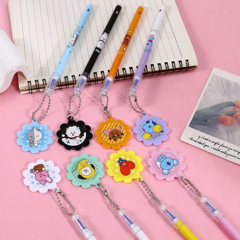 

JCBTSHBulletproof series cute cartoon Fashion trend puppy bunny lamb pony koala biscuits Mirror pendant pendant neutral Pen