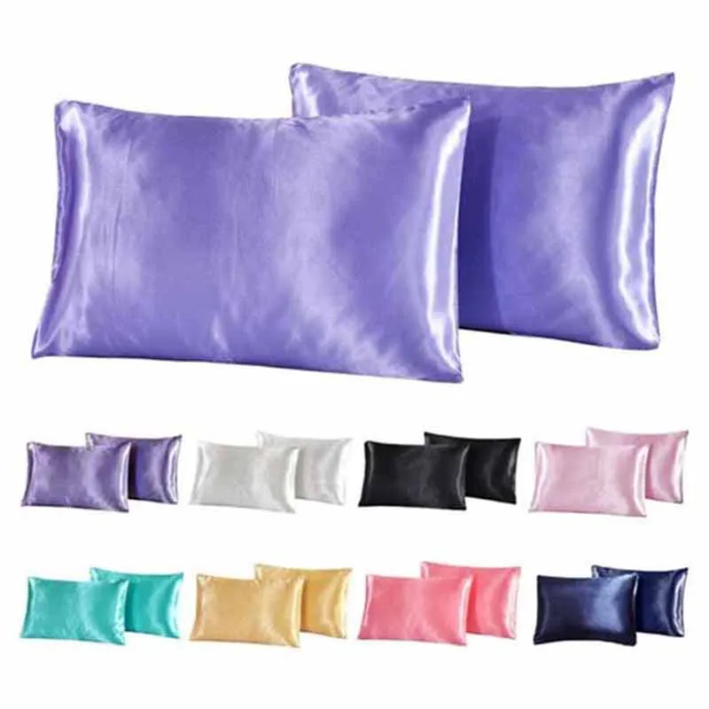 

Stock Cheap Satin Pillow Case Good For Hair And Skin Satin Pillowcases Standard Set Of 2 Bedsure Satin Pillowcover