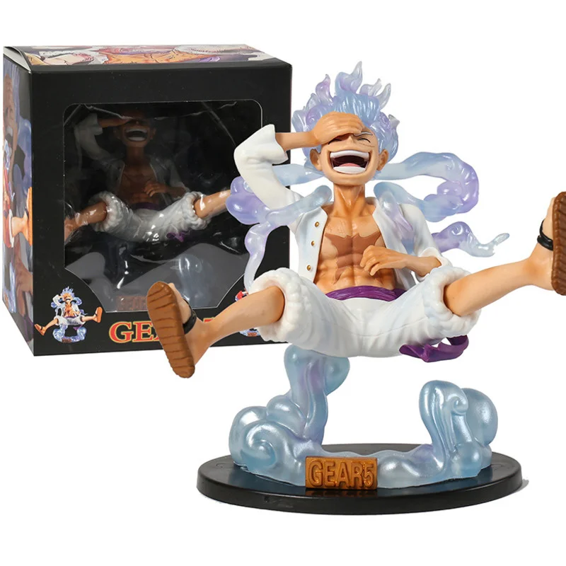

One Piece Anime Figurine Model GK Nika Luffy Action Figure Sun God Nika-Luffy Figures17cm Statue Collection Toy Joy Boy Figma