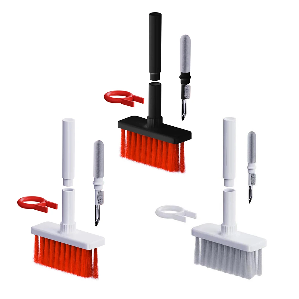 3 в 1 устройство для чистки клавиатуры и наушников |