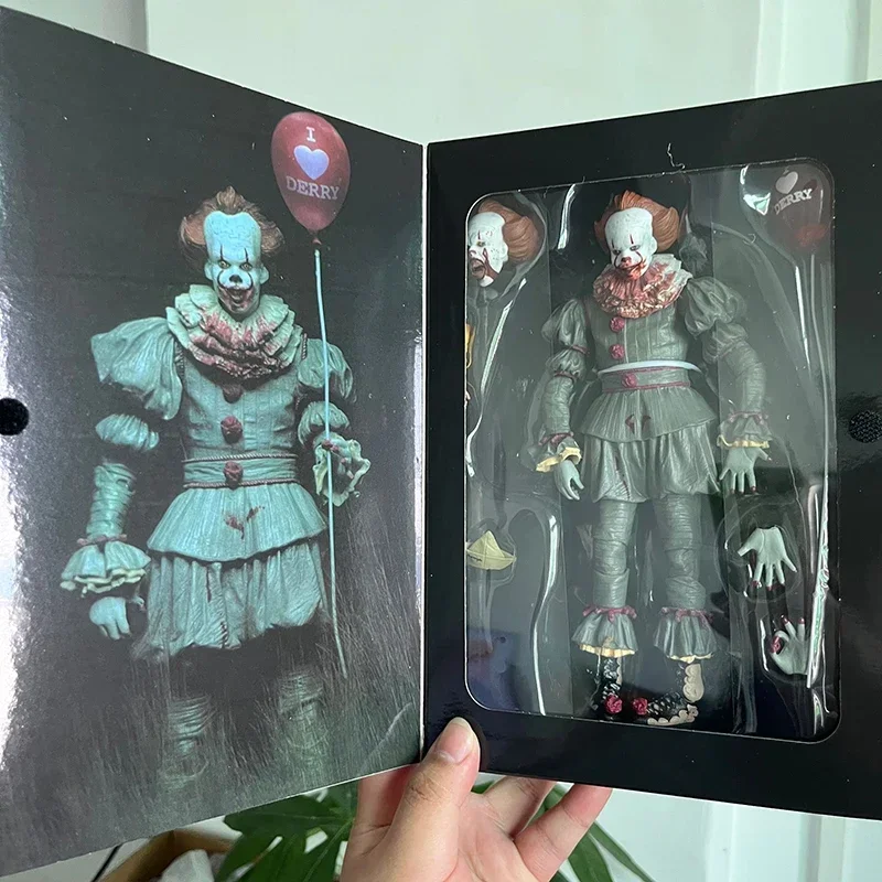 Экшн-фигурка NECA Pennywise Joker игрушечная кукла ужас Хэллоуин рождественский подарок 18