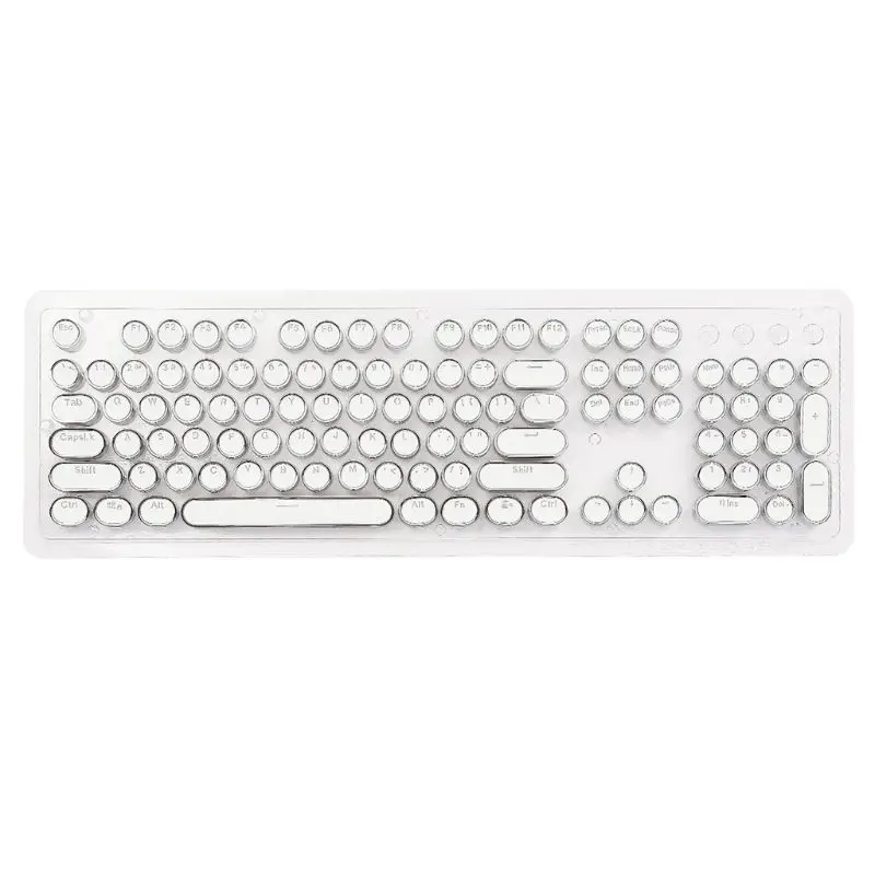 

DIY Keycap Retro Steam Punk Typewriter Mechanical Keyboard 104 87 Standard Keys 39XD