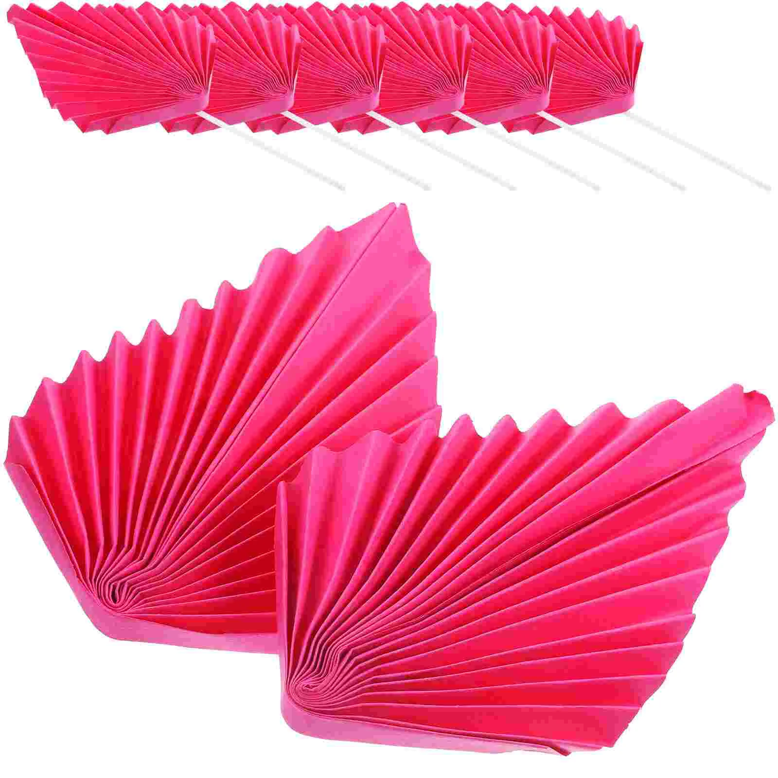 

10 Pairs Palm Leaf Cake Topper Decor Tropical Insert Card Dessert Toppers Cupcake Inserts Decoration Plastic Picks