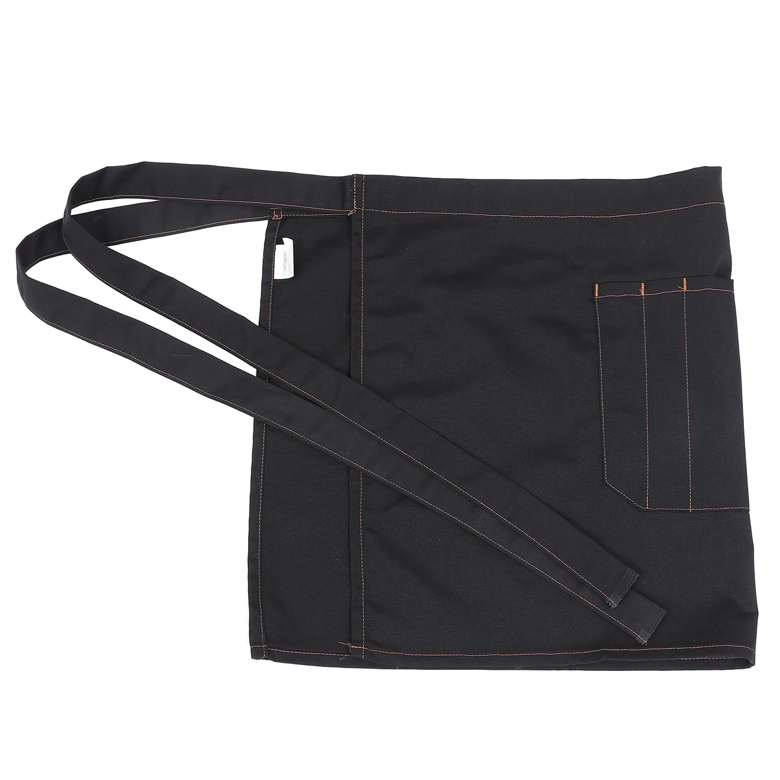 

1Pc Creative Half-length Apron Oil-proof Kitchen Cooking Apron (Black)