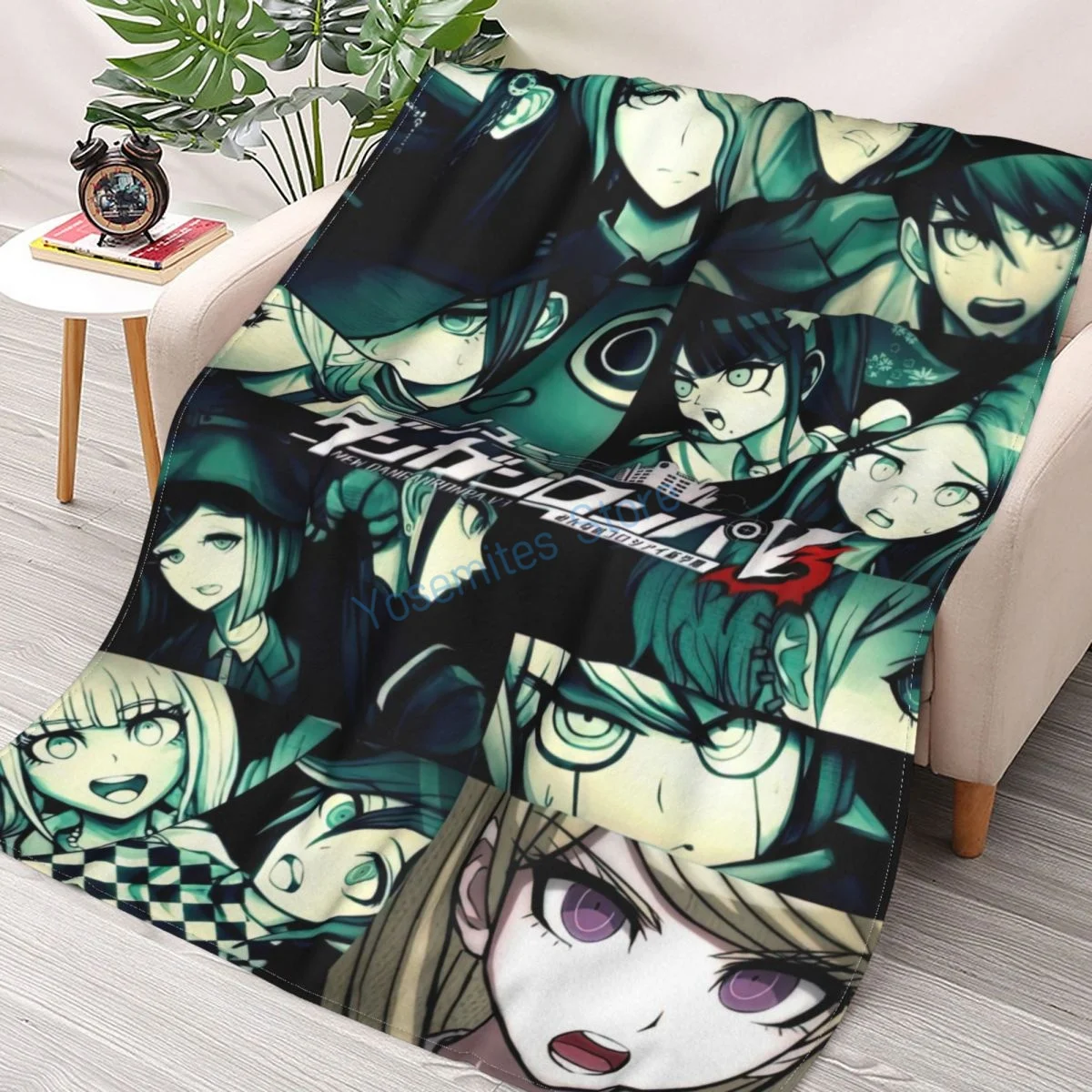 

Dakimakura Danganropa Throw Blanket, Flannel Soft Bed Blankets, Bed And Sofa Sheets/Sofa Covers, All-Season Bedroom/Outdoor