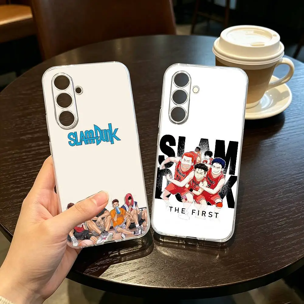 Фото Чехол для телефона Anime S-Slam Dunk для Samsung A10,12,20,21S,30,31,40,50,51,52,70,71, прозрачный чехол №1