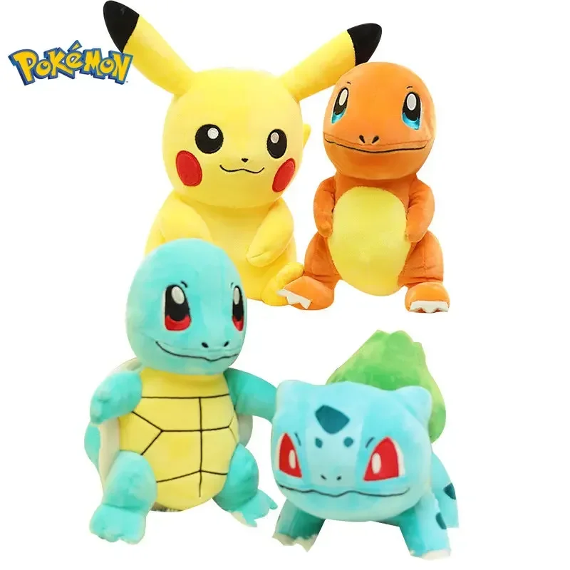 Plushie Charismatic Squirtle Bulbasaur Аниме Фигурка Мягкая Игрушка Детский Подарок На День