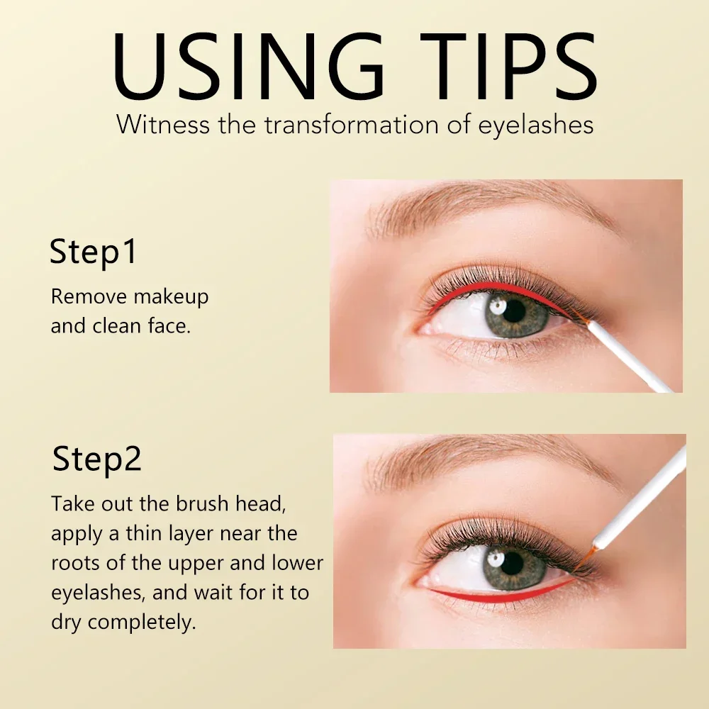 Унинимор Натуральная сыворотка для роста ресниц Быстрое удлинение Усилитель