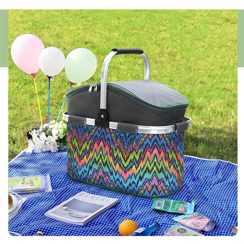 

Горячая Распродажа, Сумка для кемпинга, упаковка для кемпинга на открытом воздухе, оборудование для путешествий, большая корзина для холодных напитков и пикника, Ланч-бокс, товары для путешествий