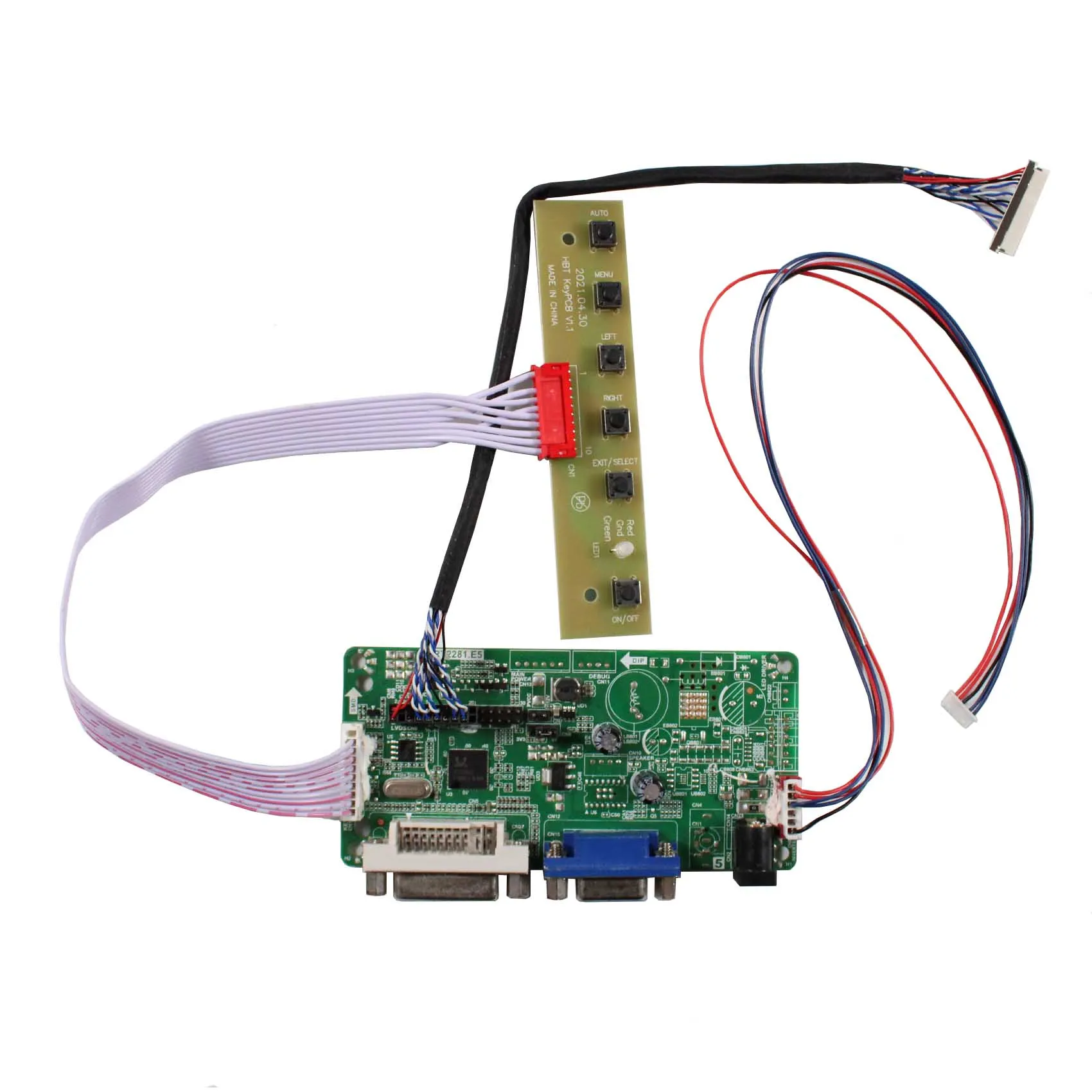

Плата ЖК-контроллера DVI VGA для ЖК-экрана 6,5 дюйма G065VN01 V2 640x48 0
