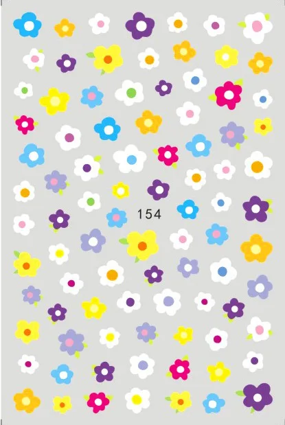 

Бутик 5 шт. солнце красочный цветок улыбающееся лицо наклейка для ногтей s-образные 3D наклейки для ногтей переводки макияж художественные ук...