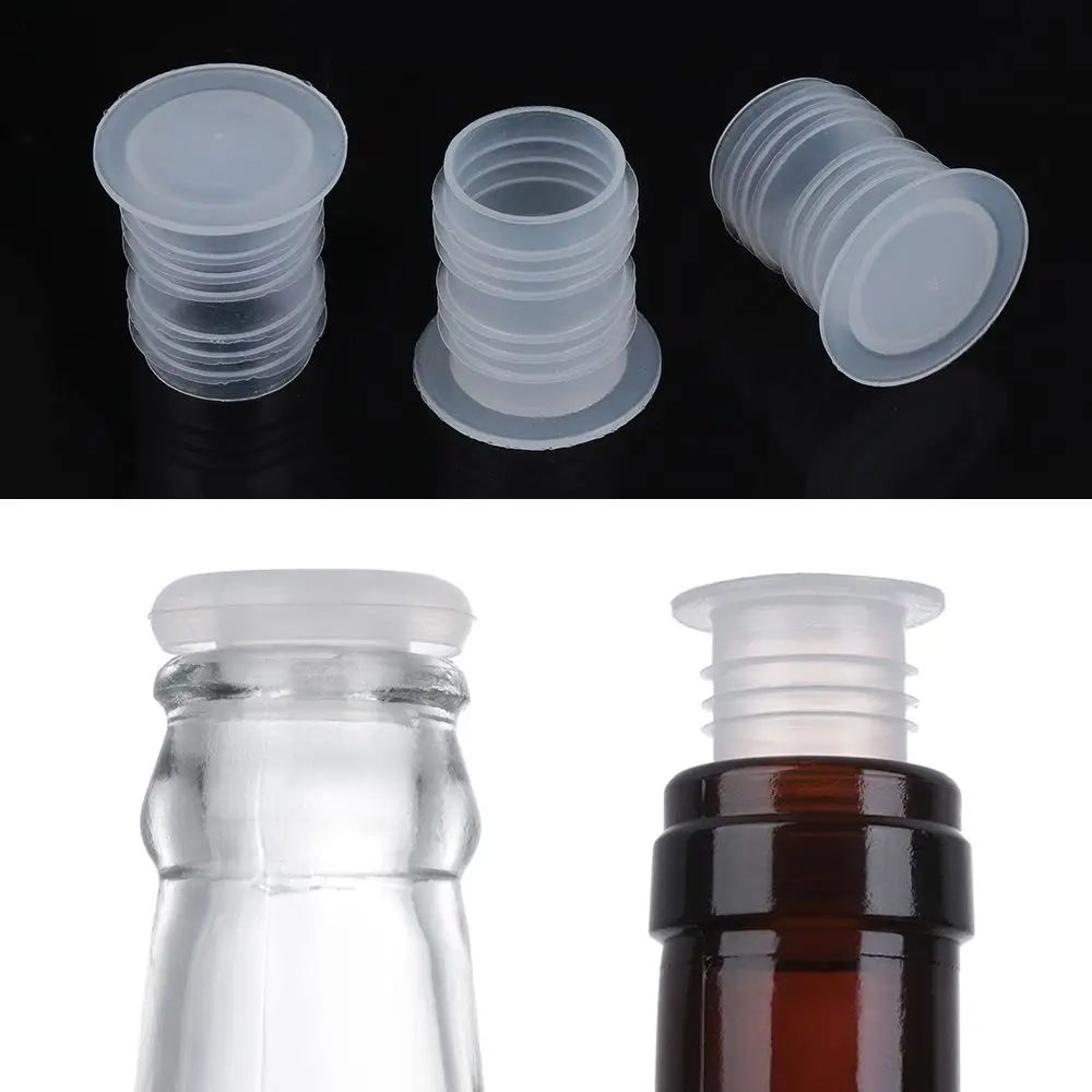 

10/20 Pcs 1set Red Wine Stopper Caps Universal Disposable Thickening Type Wine Bottle Sealers Wine-making Beer Stoppers Barware