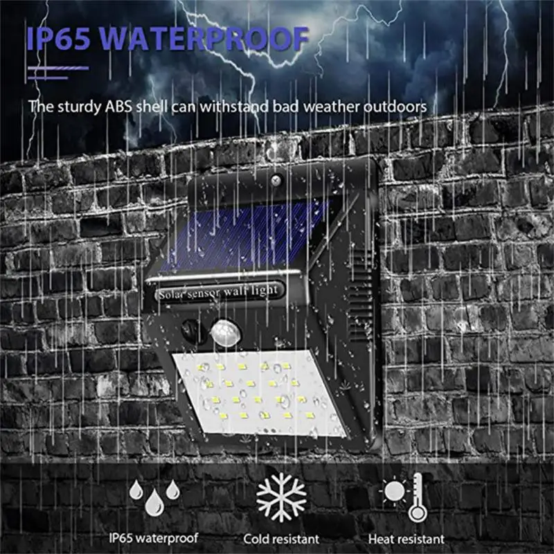 Светодиодный солнечный свет 30 светодиодов беспроводной датчик движения