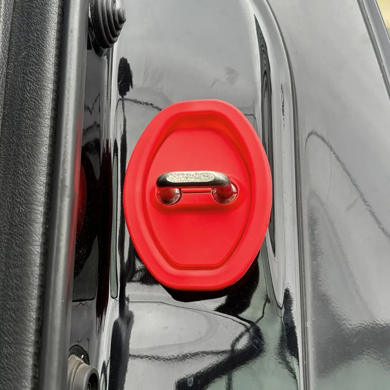 Силиконовая защитная накладка на дверной замок автомобиля