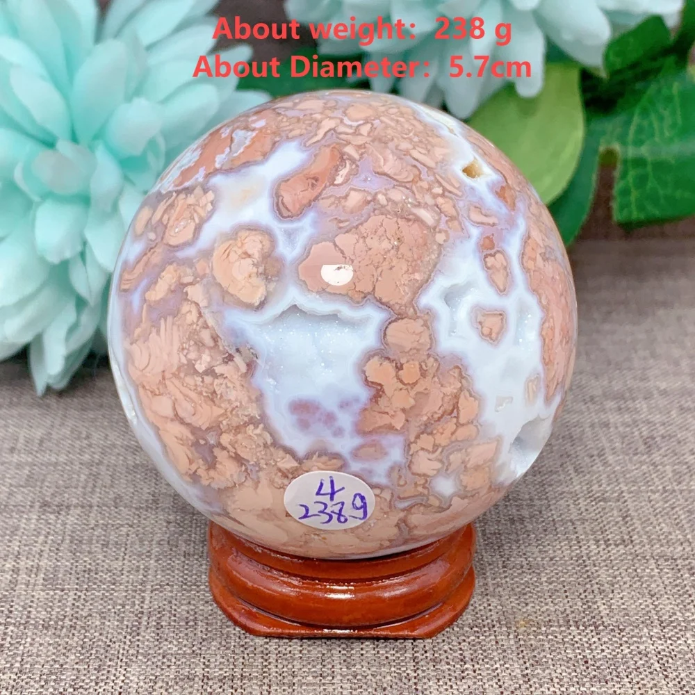 Розовый агат, кварцевый камень, геода