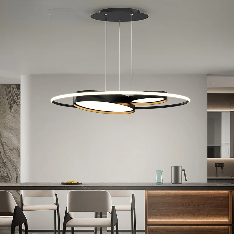 

2023 Modern Pendant Light for Kitchen Dining Living Room suspension luminaire Hanging Lamp Fixtures white black indoor lighting