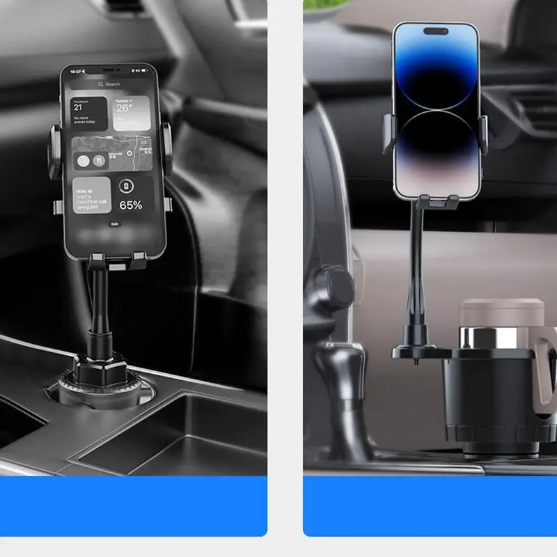 

Car Cup Holder Universal Adjustable Phone Mount Multifunction Rotatable Automotive Cup Bottle Holder Expander Auto Interior