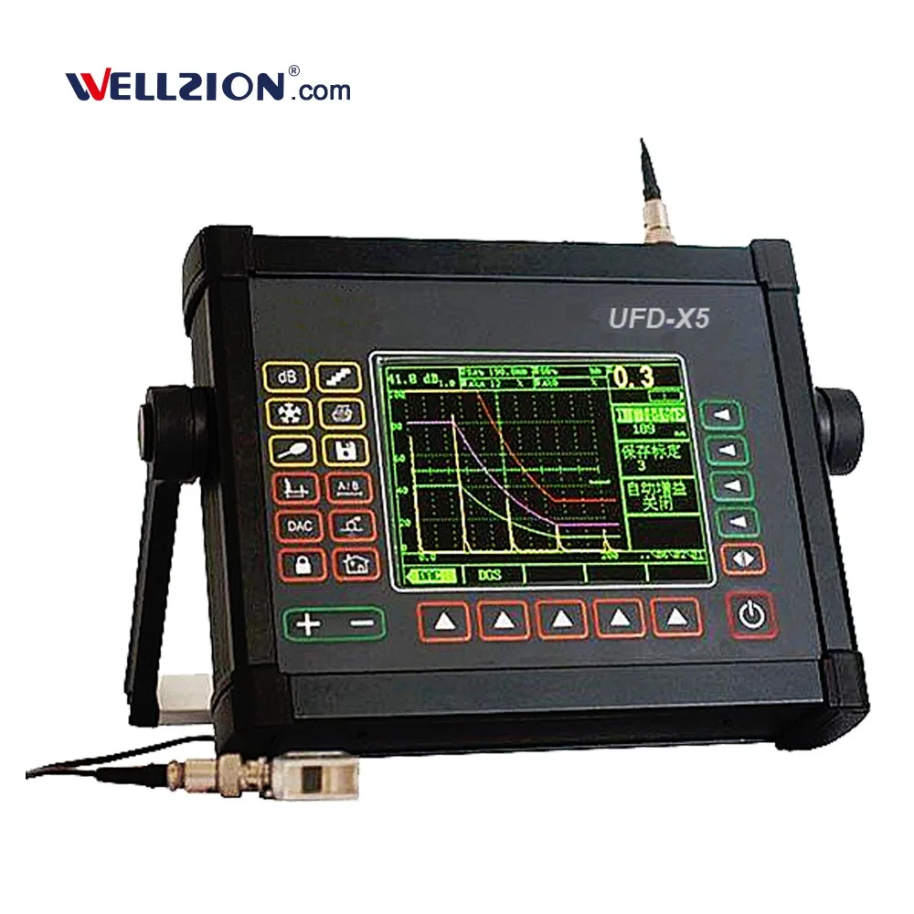 UFD-X5,1.0~15000mm NDT Instrument Metal Ultrasonic Flaw Detector