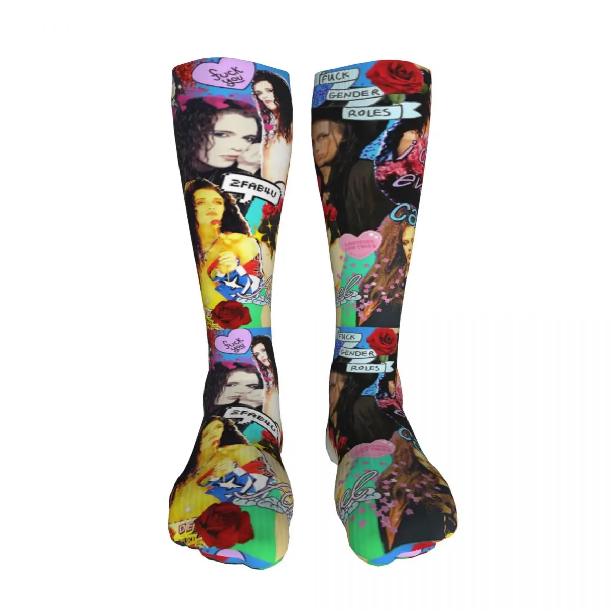 

Pete Burns Dead Or Alive stockings Thickened thermal stockings Men's and women's stockings, For Unisex