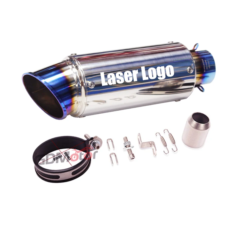 

Выхлопной глушитель для мотоцикла, 51 мм, из нержавеющей стали GP Racing для Yamaha R1 R3 CBR600RR R6 Ninja 400 Z900 Z1000 GSXR MT07 FZ09