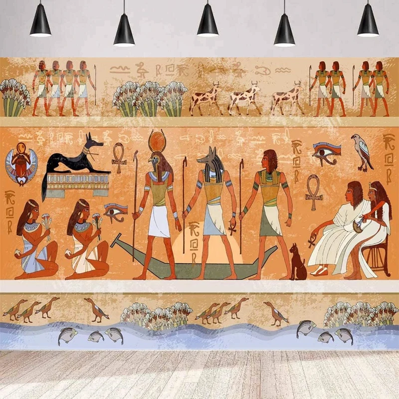 Фон для фотосъемки Древний Египет Сцена Мифология Фараоны божьего песка