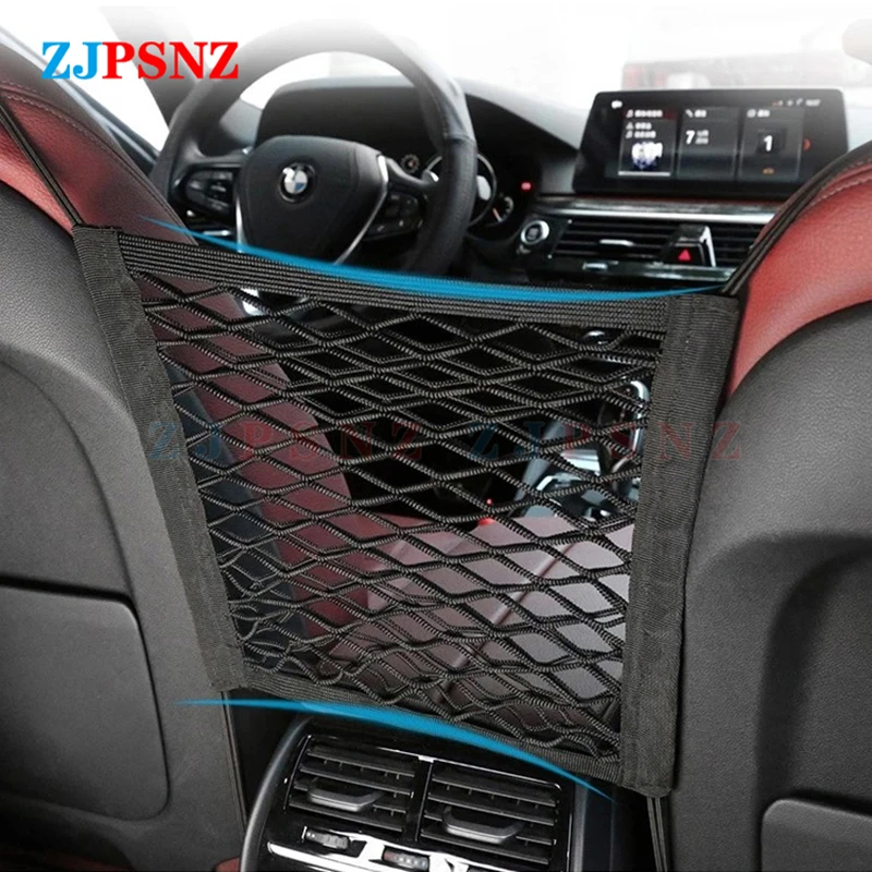 

Car Seat Back Net Pocket Storage Cargo Net Trunk Bag Seat Back Stowing Tidying Mesh In Trunk Bag Network For SUV Auto Container