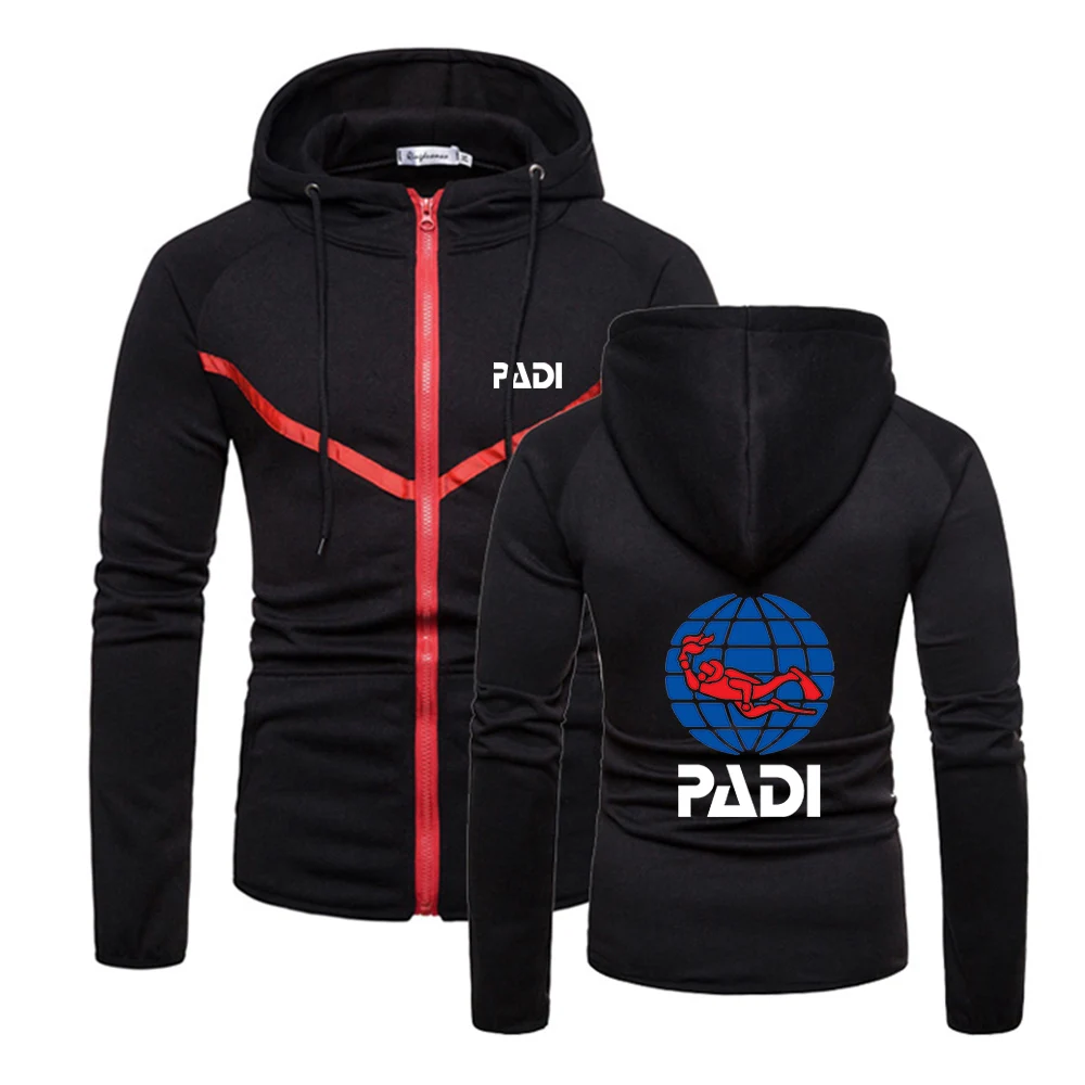 2022 NEW Scuba driver Padi Logo Hoodies Sweatshirt Men Streetwear Casual Hoody pullover   Autumn Winter Hip Hop Hooded clothin